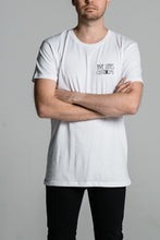 'Fresh Vibes' T-Shirt - White (Slim-Regular Fit)