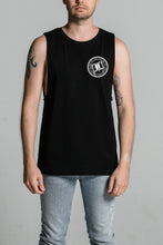'The Beginning' Sleeveless T-Shirt - Black (Slim-Regular Fit)