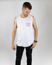 ORGANIC COTTON 'On Point' Sleeveless T-Shirt - White (Regular Fit)
